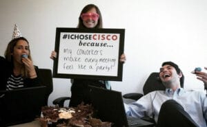 #ICHOSECISCO Employer Brand Campaign. eSource: Carmen Collins, LinkedIn