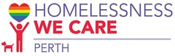 homelessness we care wa logo